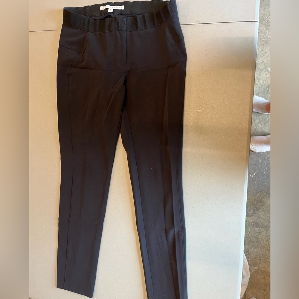 Veronica Beard Black Straight Leg Pants